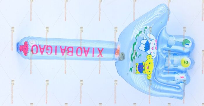 Toptan plastik hayvan şişme balon el şeklinde mavi