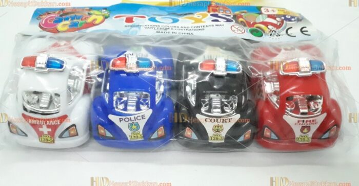 Toptan itfaiye ambulans polis asker arabası 4 lü set ucuz oyuncak