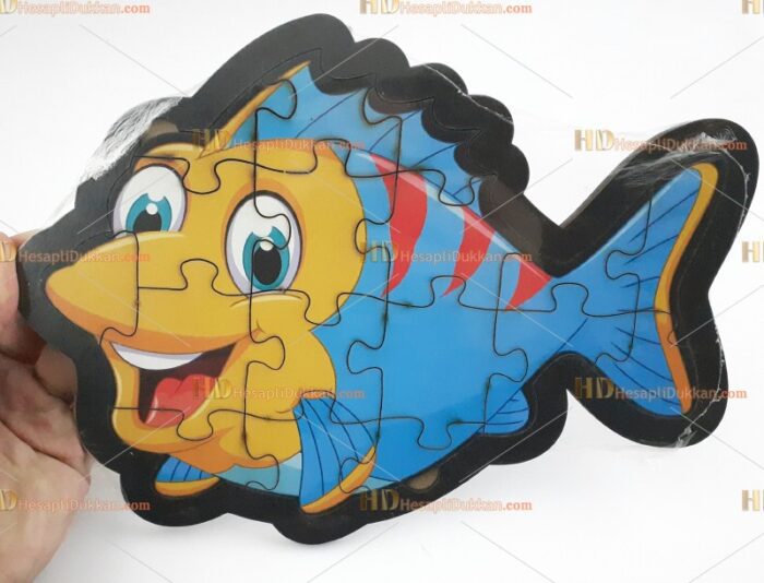 Ahşap puzzle toptan balık