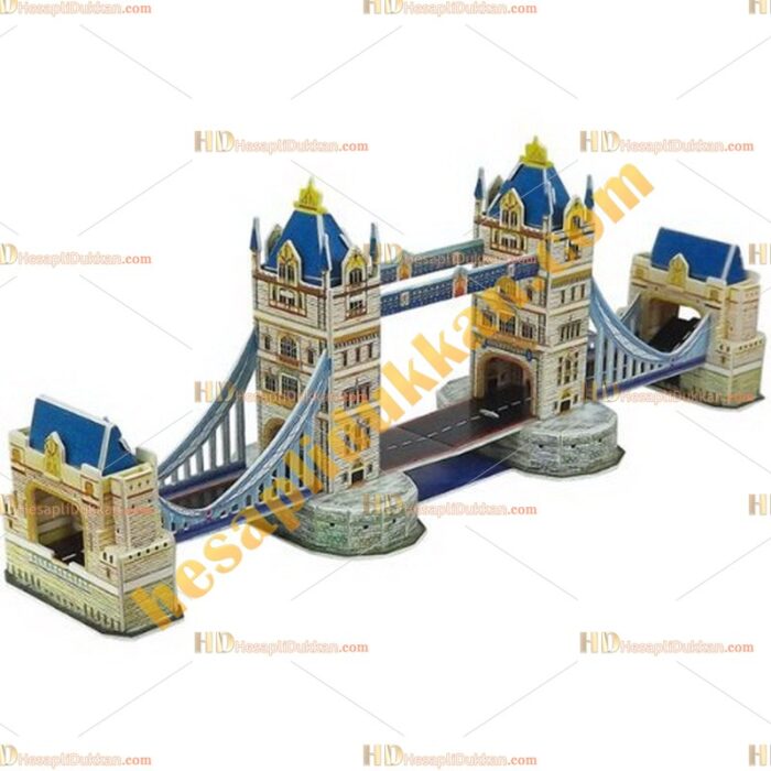 Toptan 3d puzzle Kuleli köprü 4 karton 41 parça