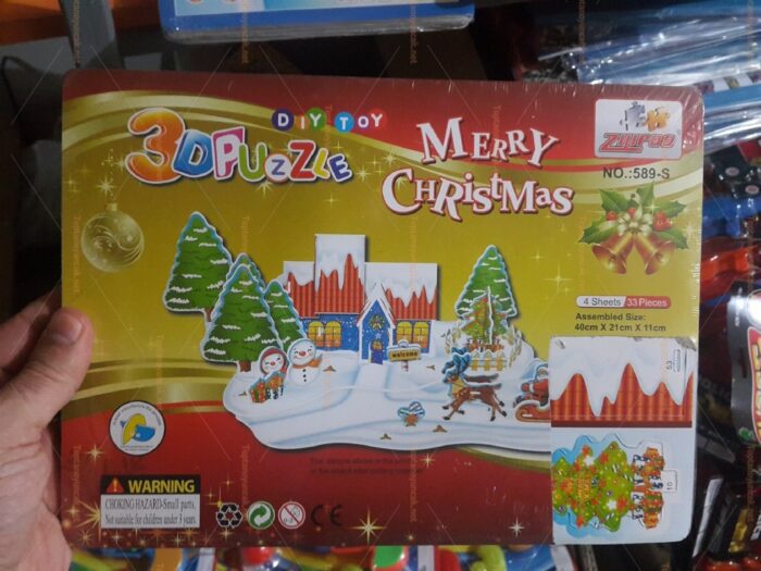 Toptan 3D puzzle Yılbaşı manzarası