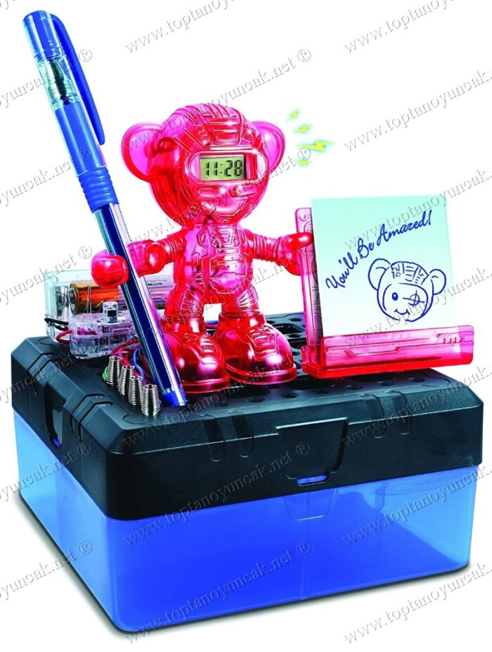 Promosyon oyuncak saatli alarmlı robot kendin yap