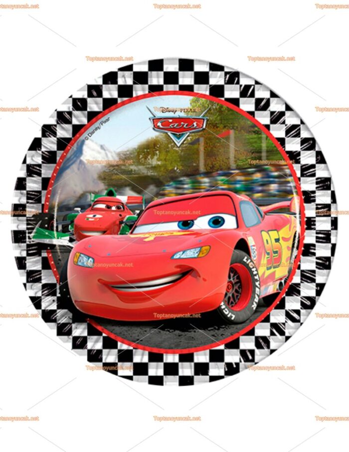 Cars arabalar parti kağıt tabak toptan