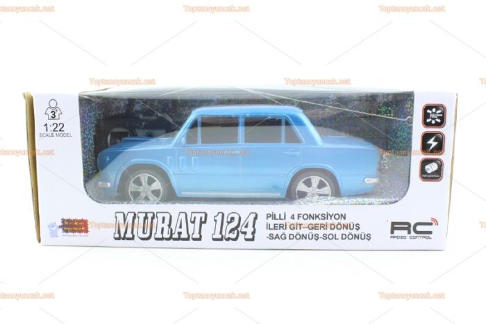 Toptan full fonksiyon murat 124 uzaktan kumandalı araba mavi