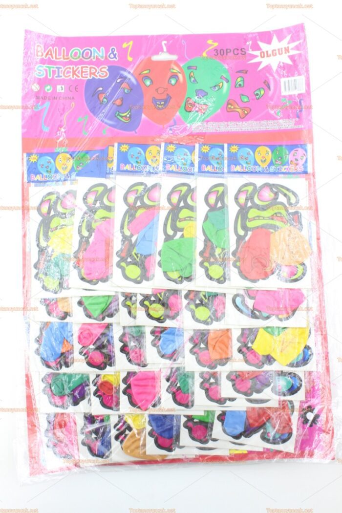 Toptan dövmeli balon kartela