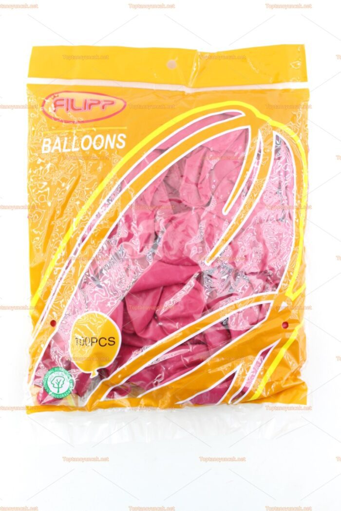 Toptan dış mekan balon vişne rengi 100 lü paket
