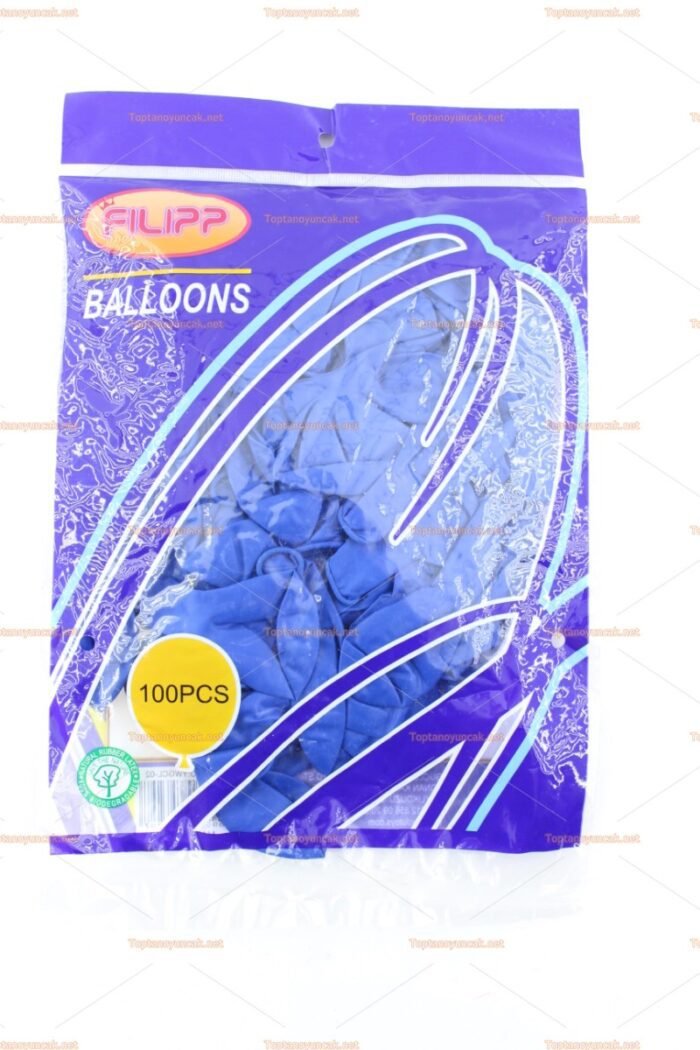 Toptan iç mekan balon gece mavisi 100 lü paket