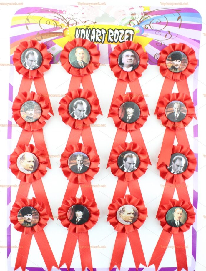 Toptan kokart rozet Atatürk