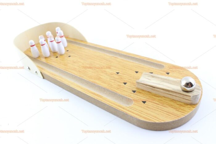 Ahşap bowling oyunu masa üstü promosyon oyuncaklar