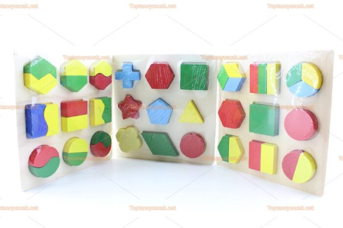 Toptan üçlü geometrik blok eğitici oyuncak seti