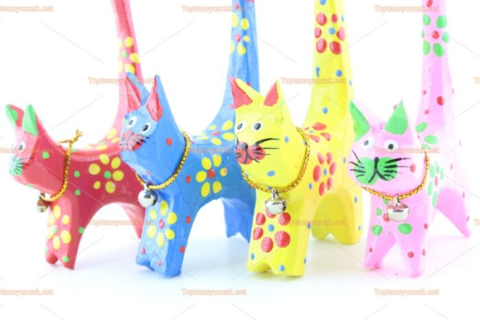Kedi şeklinde yüzüklük dörtlü paket