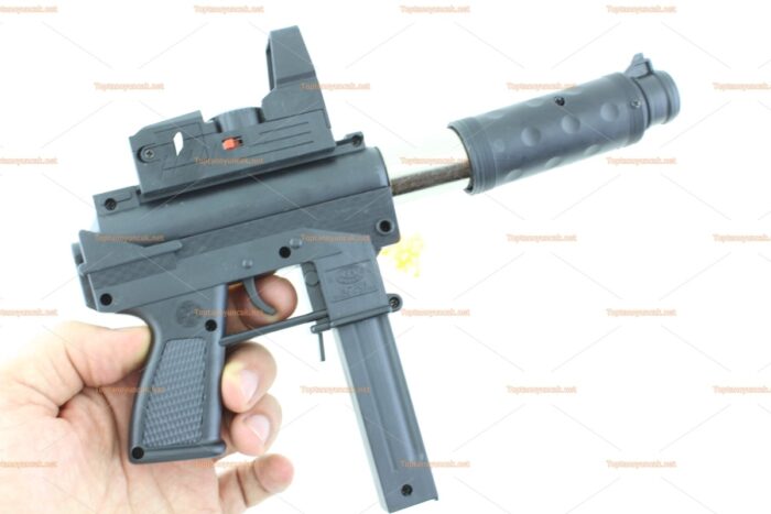 Lazerli pompalı boncuklu tabanca