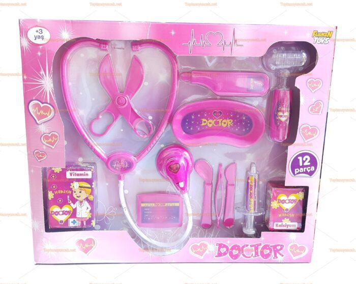 Toptan doktor seti büyük boy kız çocuk için