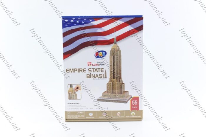 Empire State binası karton puzzle 55 parça