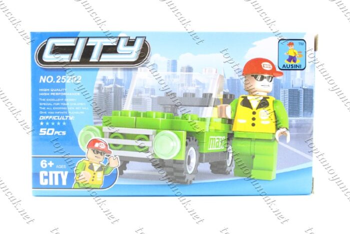 50 parça jeep kutulu lego toptan promosyon oyuncak