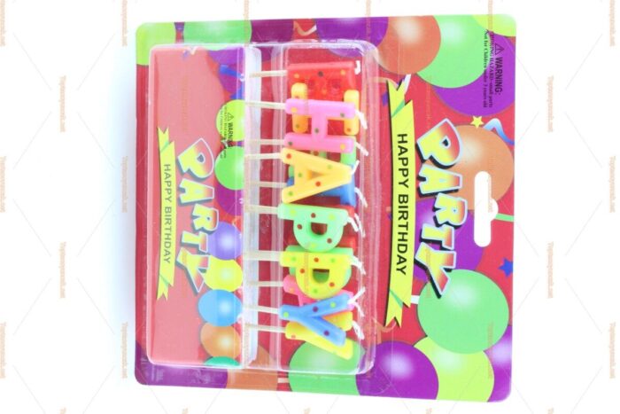 Toptan doğum günü mumu happy birth day harfleri