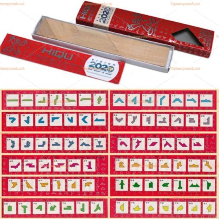 Toptan T puzzle tangram promosyon
